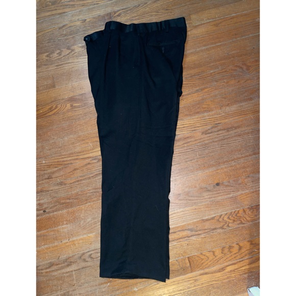 Perry Ellis America black dress pants waist 38 length 30. 100% Polyester - Picture 4 of 6